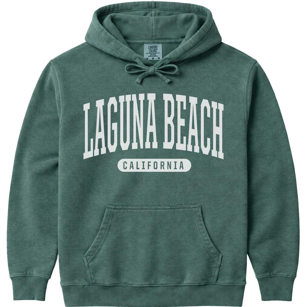 Laguna Beach California Hoodie - Blue Spruce