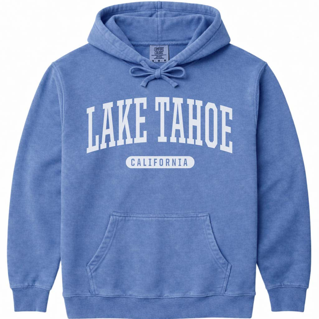 Lake Tahoe California Sweatshirt Hoodie - Flo Blue