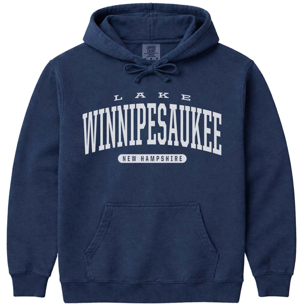 Lake Winnipesaukee Hoodie Sweatshirt - Navy