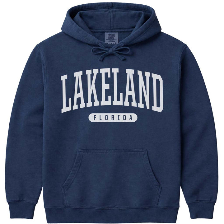 Lakeland Florida Hoodie Sweatshirt - Navy
