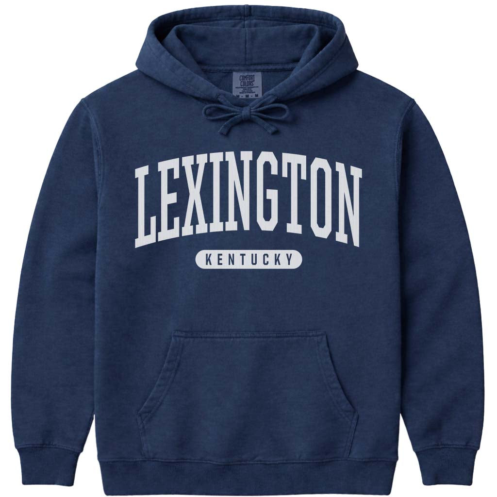 Lexington Kentucky Hooded Sweatshirt - Navy