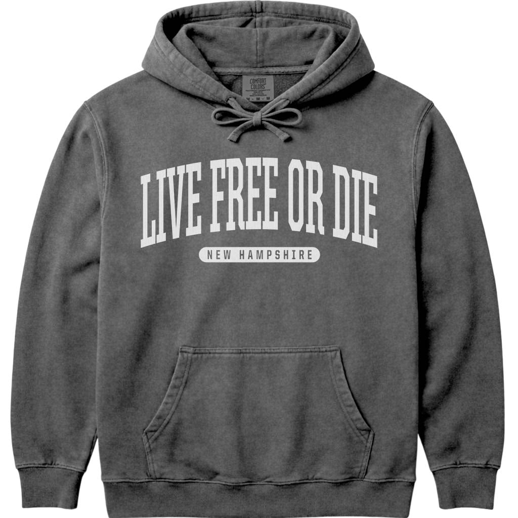 Live Free or Die New Hampshire Sweatshirt - Pepper