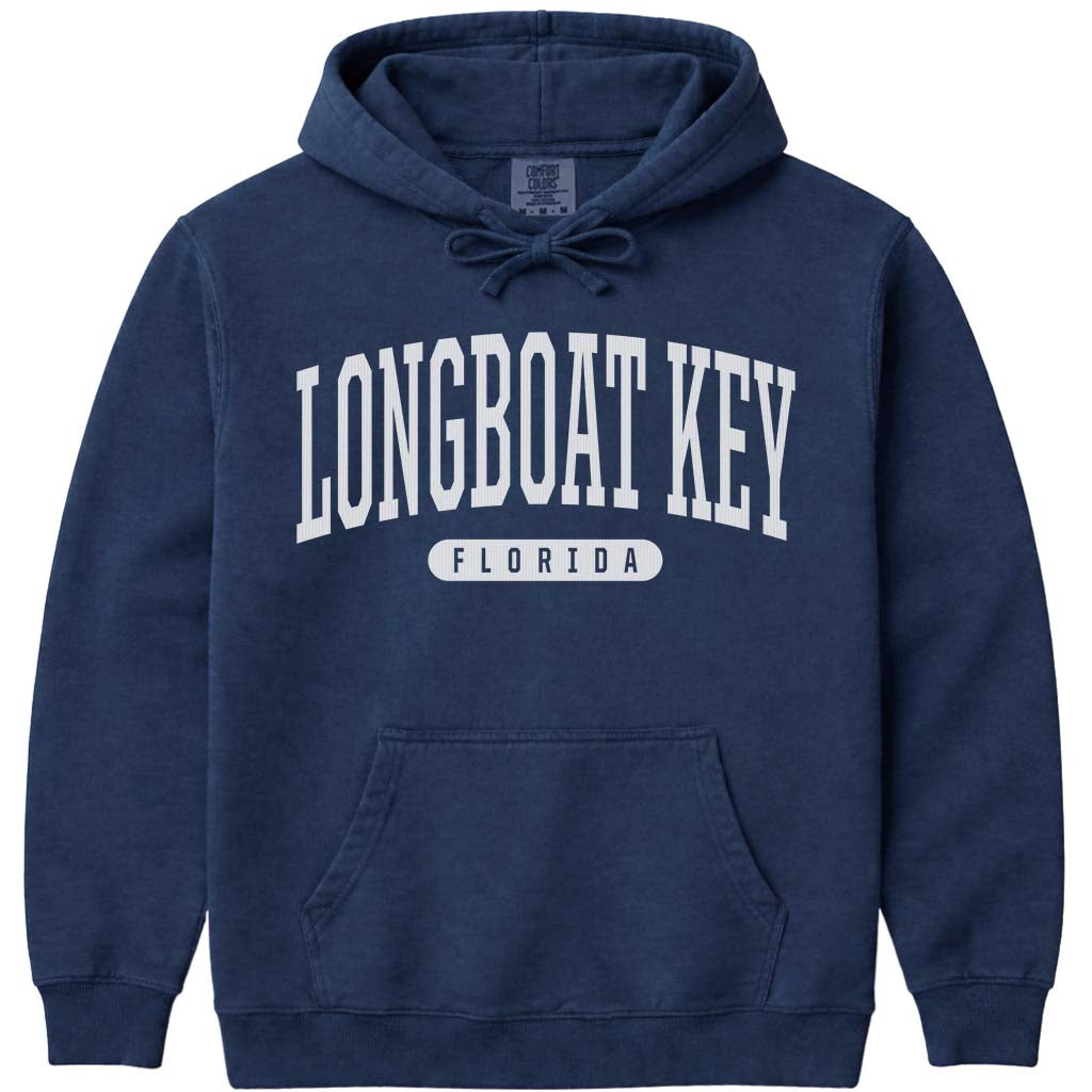 Longboat Key Florida Hoodie Sweatshirt - Navy