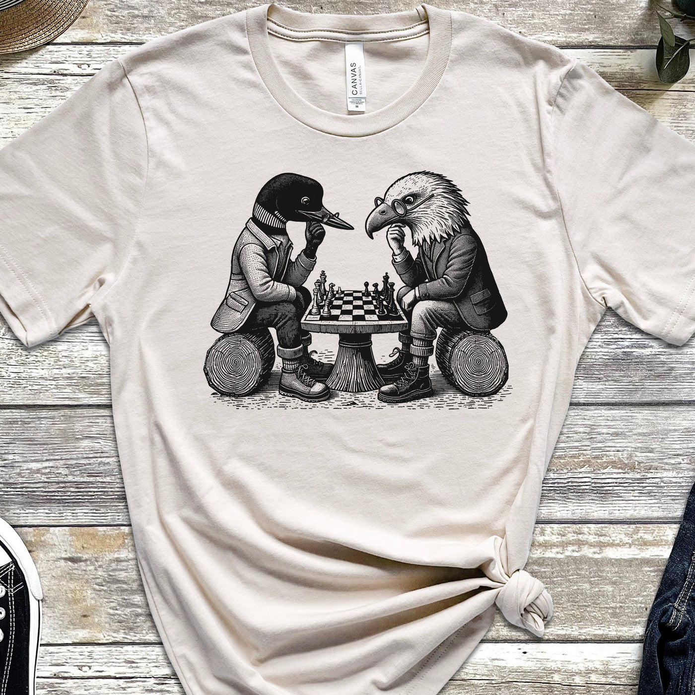 Loon & Eagle Chess T-Shirt