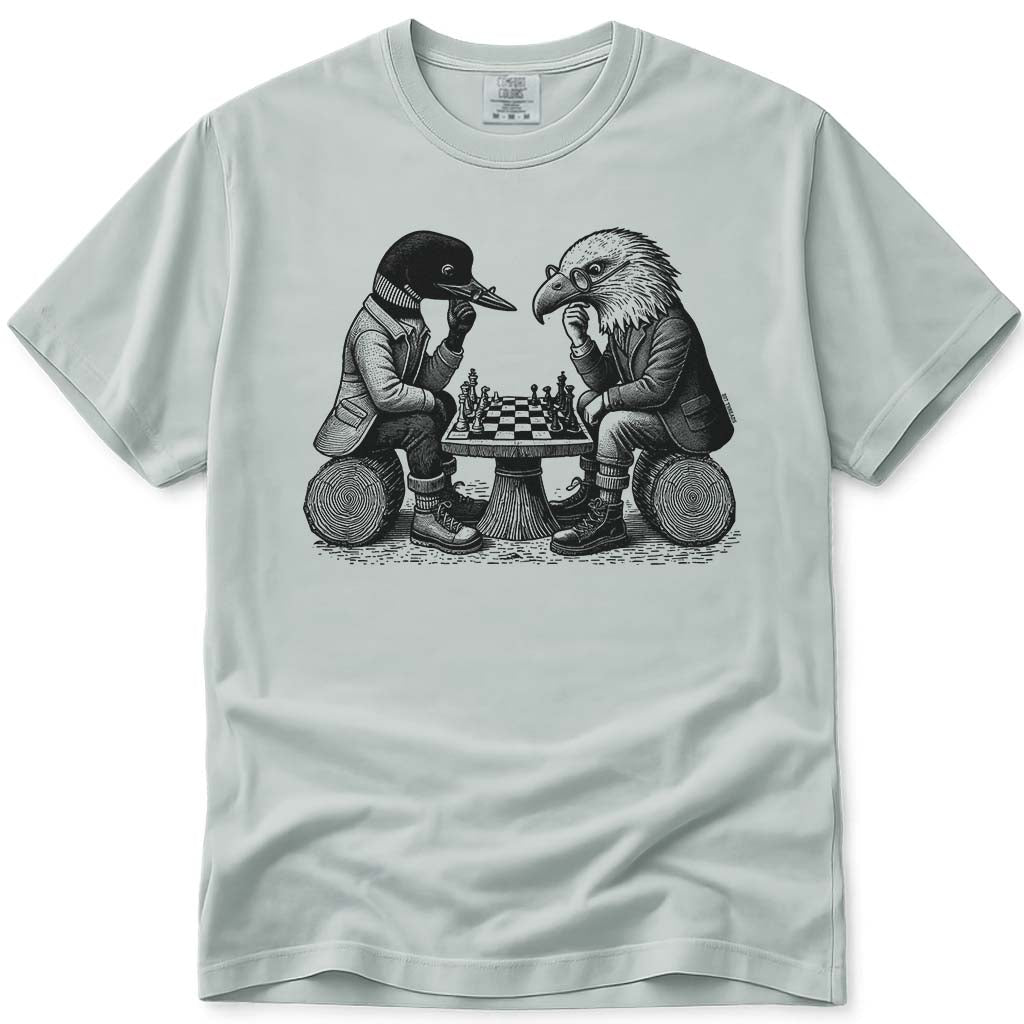 Loon and Eagle Chess T Shirt - Bay
