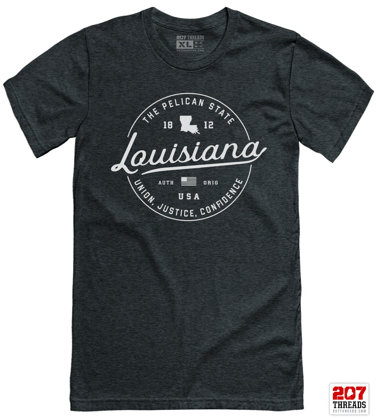 State of Louisiana T-Shirt - Soft Louisiana Tee