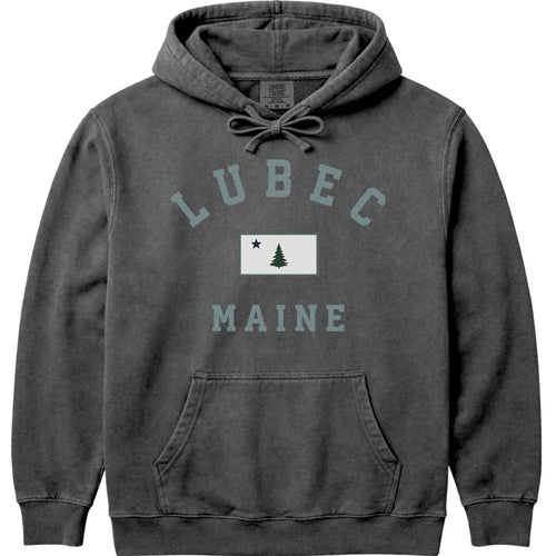 Lubec Maine Flag Hoodie
