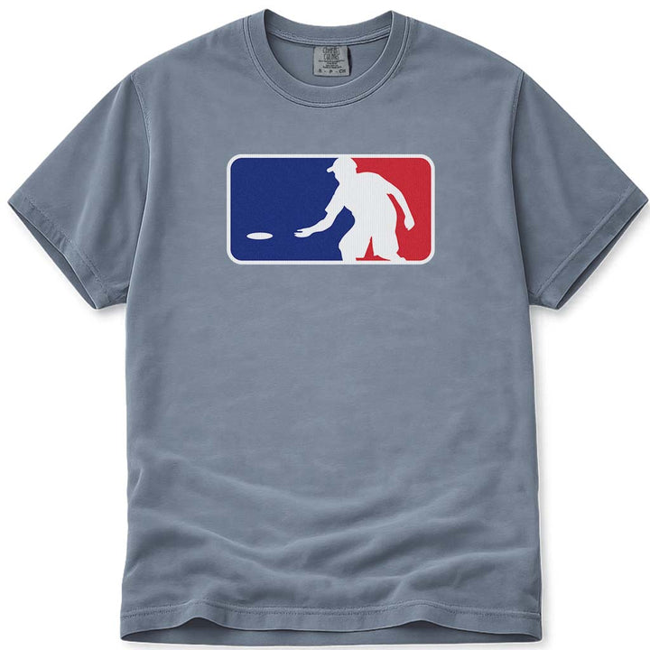 MLB Logo Baseball Style Disc Golf T Shirt - Blue Jean