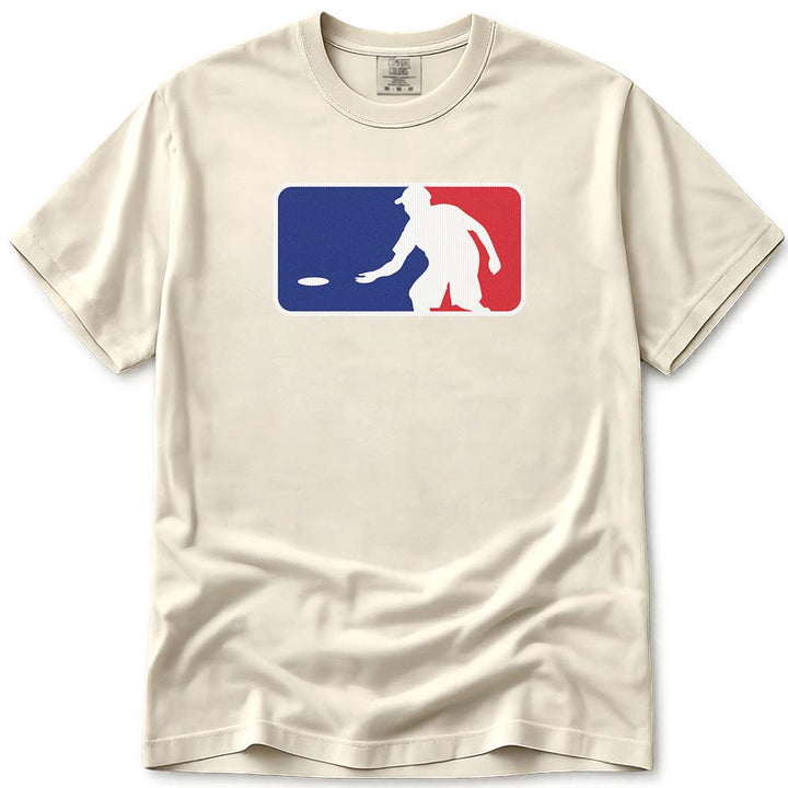 MLB Logo Baseball Style Disc Golf T Shirt - Ivory