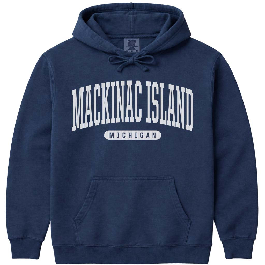 Mackinac Island Michigan Sweatshirt - Navy