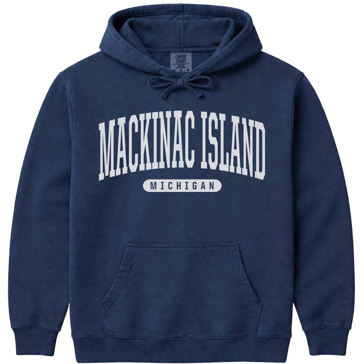 Mackinac Island Michigan Sweatshirt - Navy