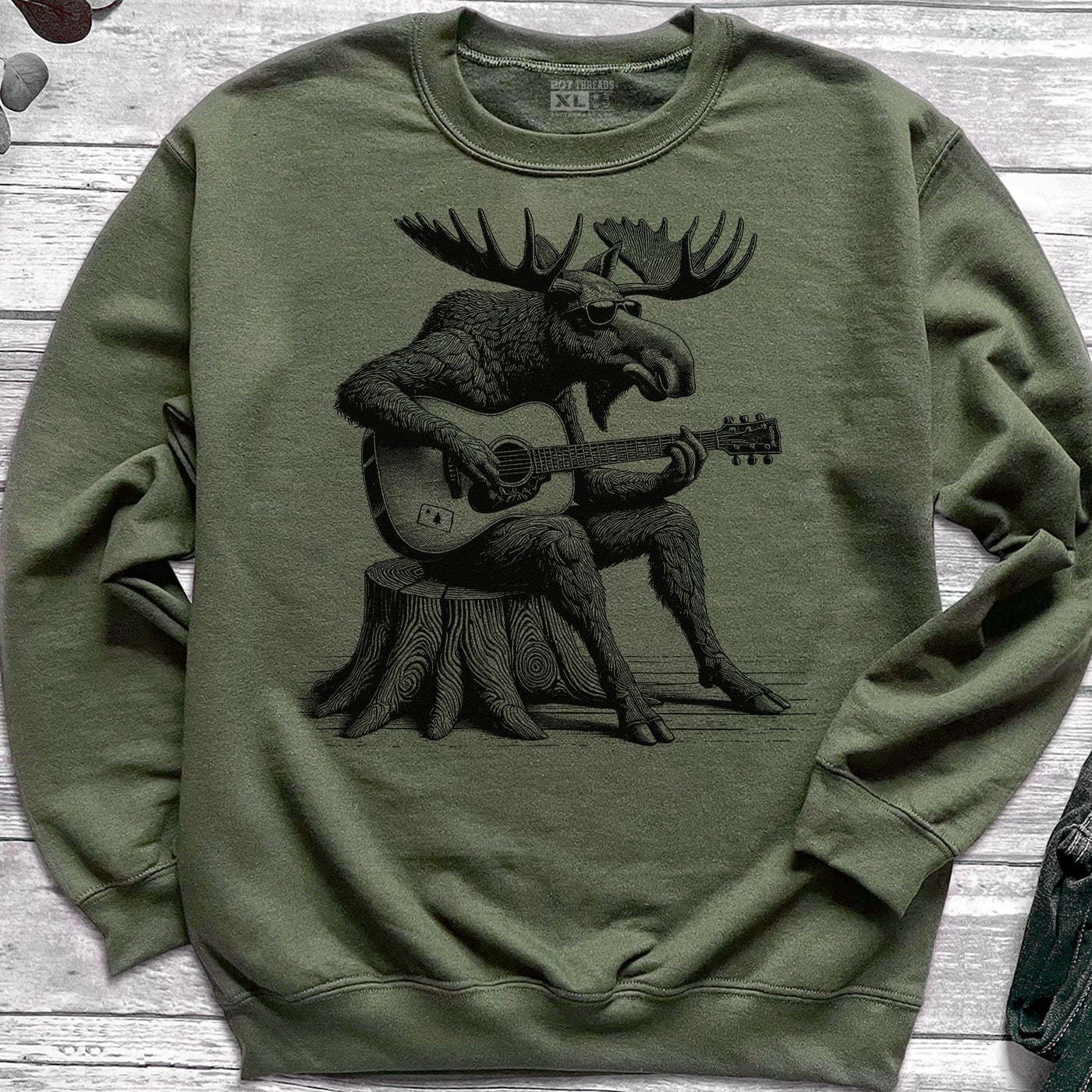 Guitar Moose Sweatshirt