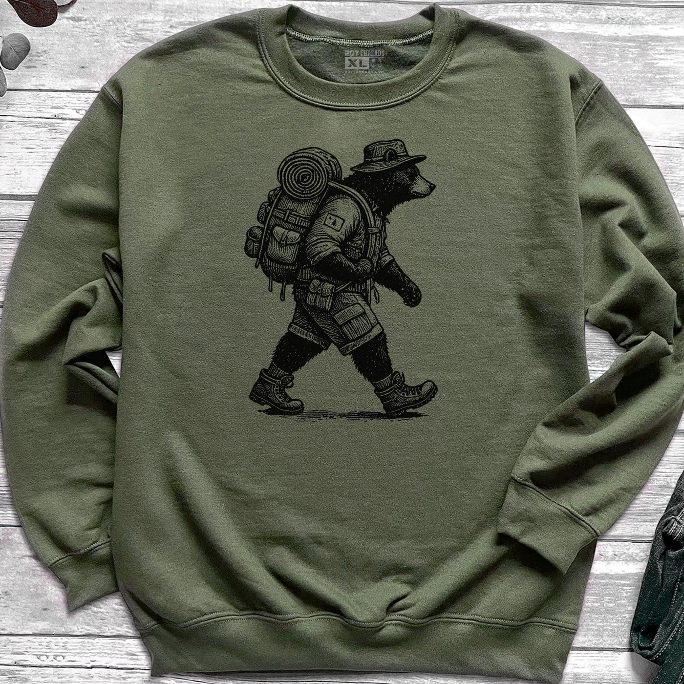 Maine Black Bear Hiker Sweatshirt