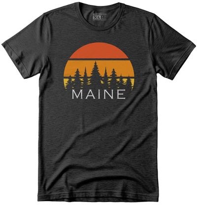 Retro Maine Sunset T-Shirt