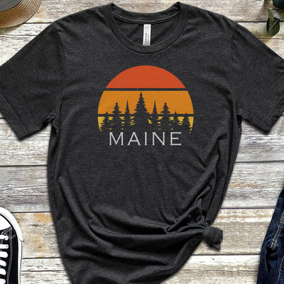 Maine Retro Sunset T-Shirt