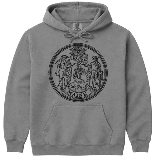 Maine Dirigo Seal Logo Hooded Sweatshirt