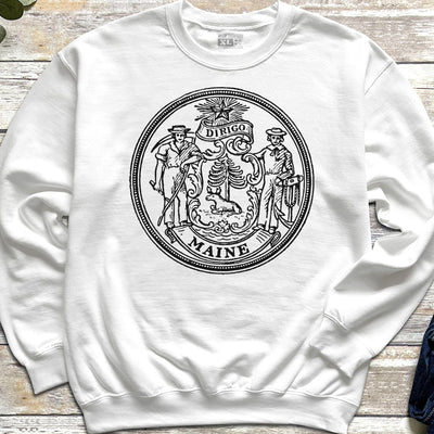 Maine Dirigo Seal Logo Sweatshirt