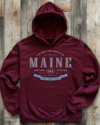 Maine Souvenir Hoodie