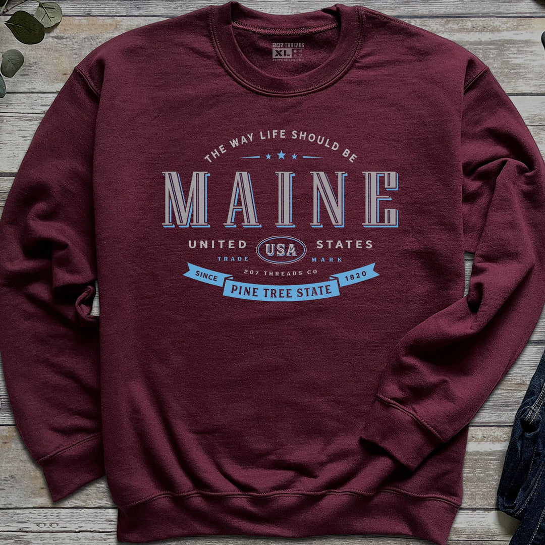 Maine Souvenir Sweatshirt