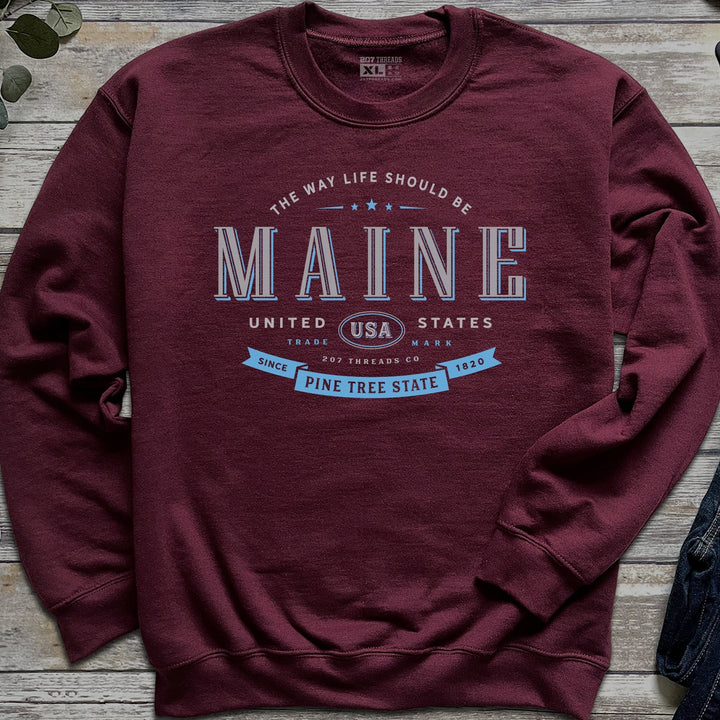 Maine Souvenir Sweatshirt