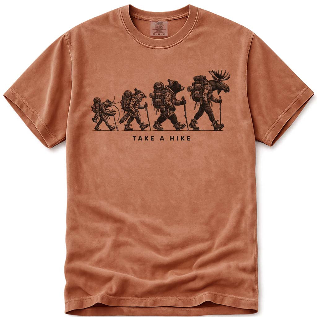Maine Wildlife Nature Hike T Shirt - Yam