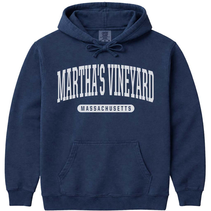 Martha's Vineyard Massachusetts Hoodie - Navy