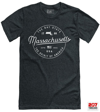 State of Massachusetts T-Shirt - Soft MA Tee