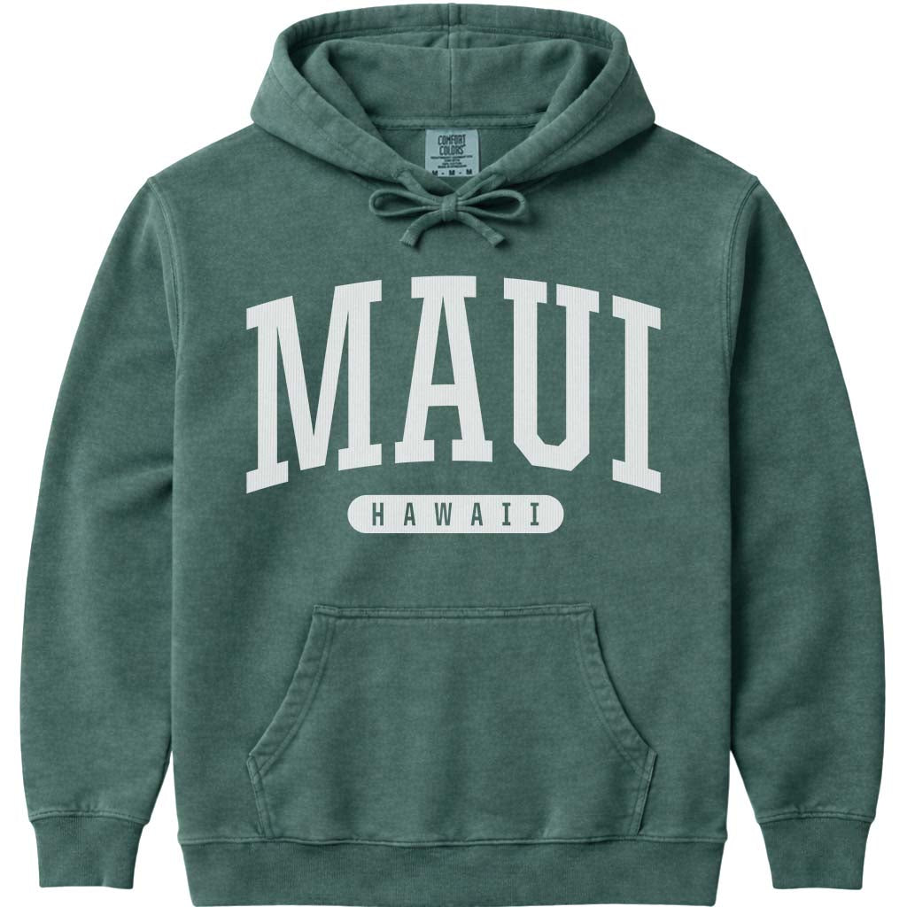 Maui Hawaii Hoodie - Blue Spruce