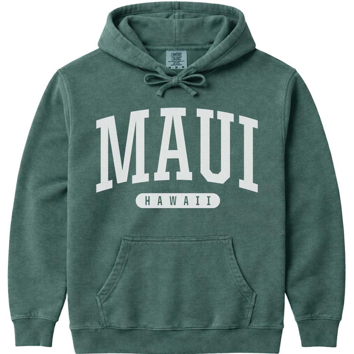 Maui Hawaii Hoodie - Blue Spruce