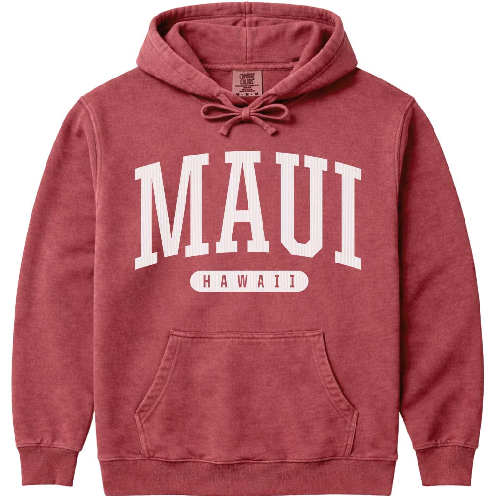 Maui Hawaii Hoodie - Crimson
