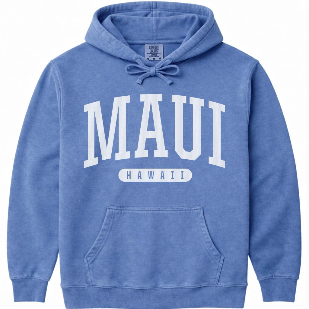 Maui Hawaii Hoodie - Flo Blue