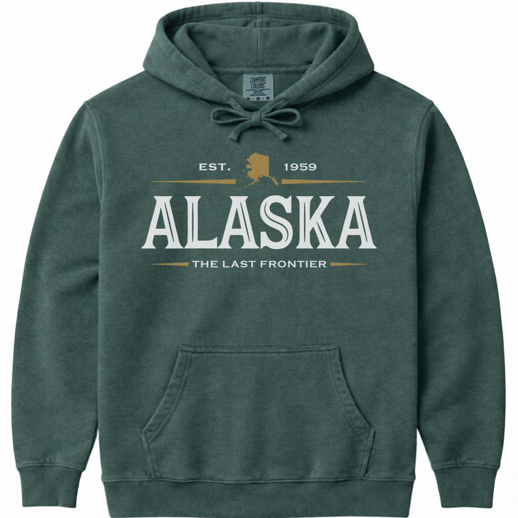 Men's Alaska Hoodie Sweatshirt - Blue Spruce
