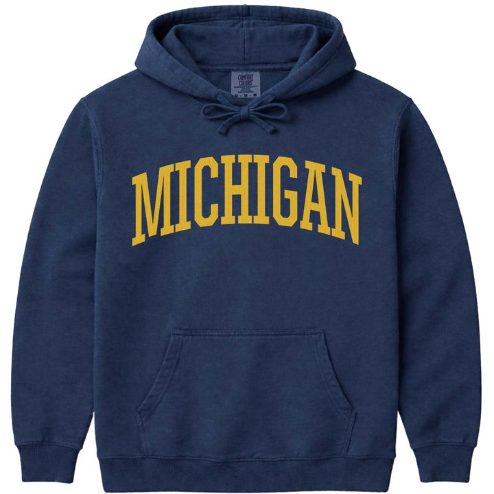 Michigan Sweatshirt Premium Unisex Hoodie - Navy