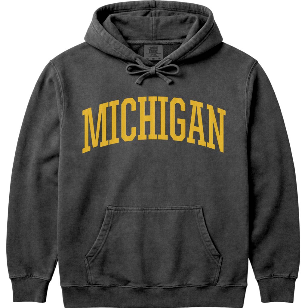 Michigan Sweatshirt Premium Unisex Hoodie - Pepper