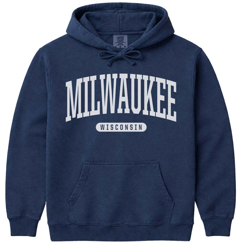 Milwaukee Wisconsin Hoodie - Navy