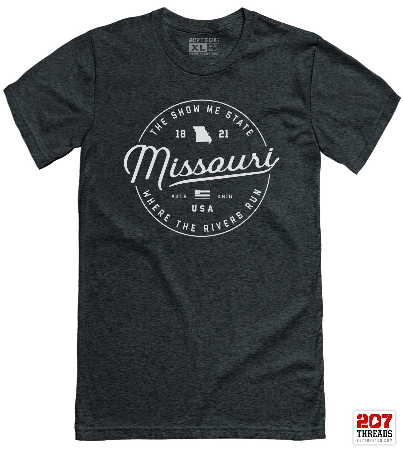 State of Missouri T-Shirt - Soft Missouri Tee
