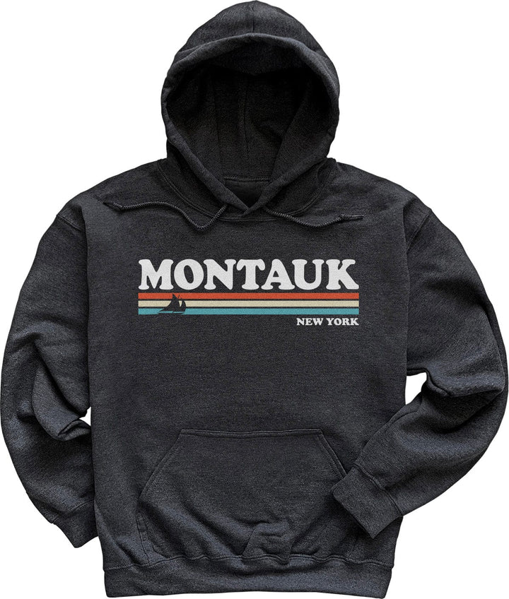 80's Retro Montauk Hoodie Sweatshirt
