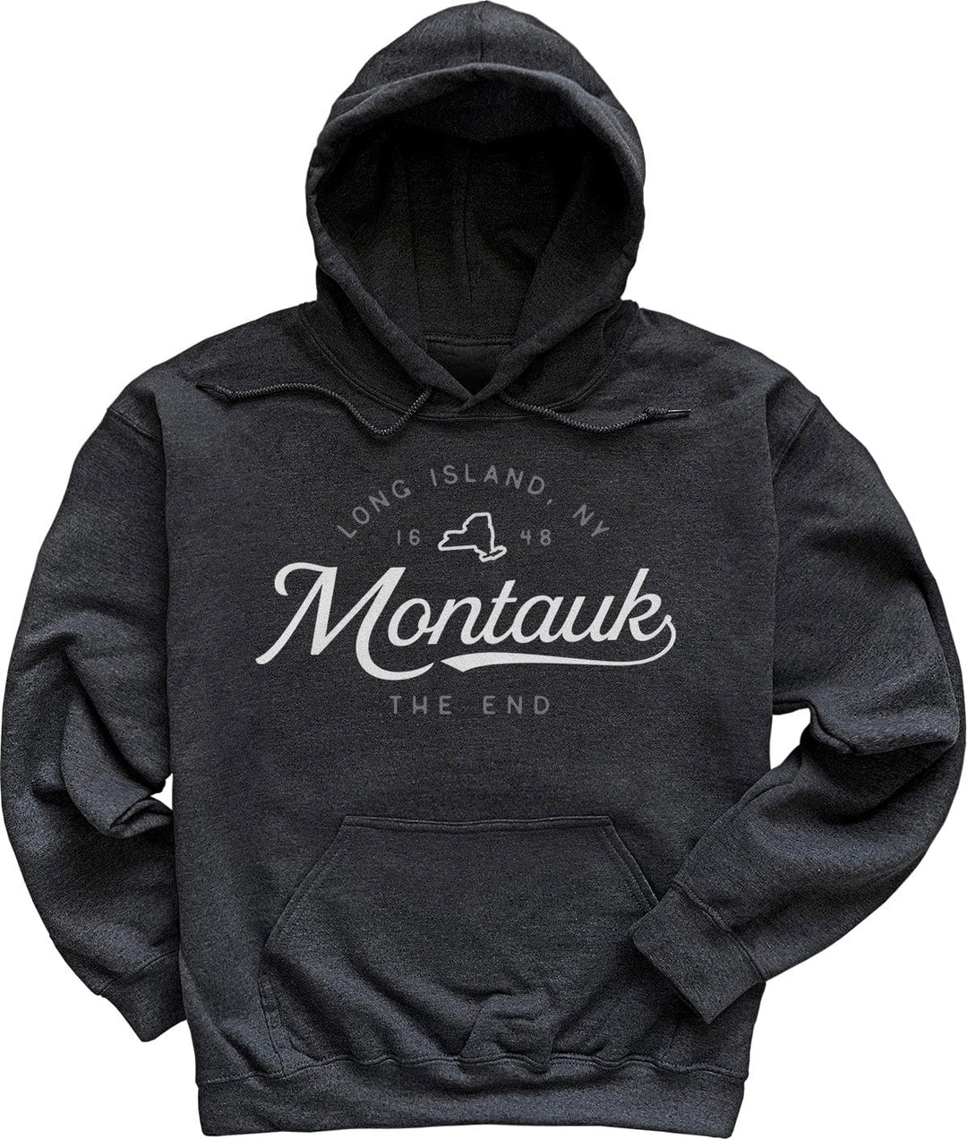 Dark Heather Grey Montauk Hoodie