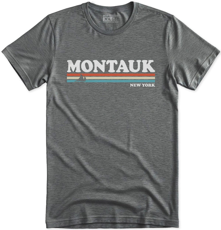 Montauk T-Shirt - 80's Retro Stripes