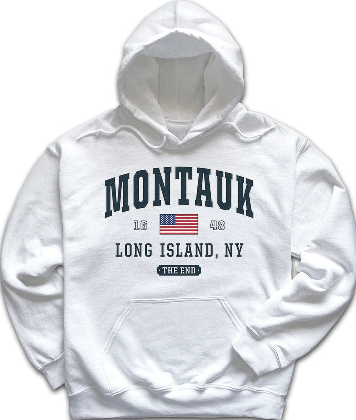 White Montauk The End Hoodie