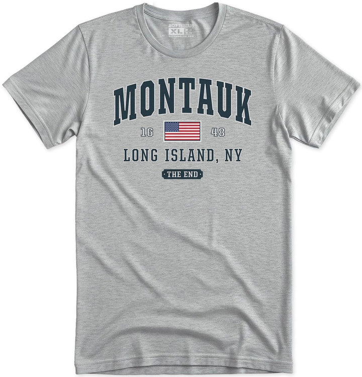 Grey Montauk The End T-Shirt