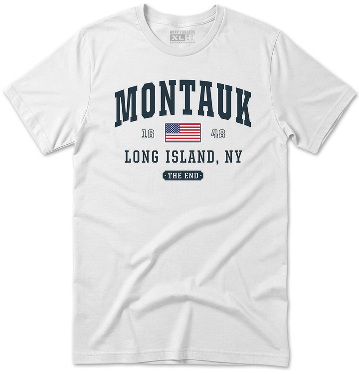 White Montauk The End T-Shirt