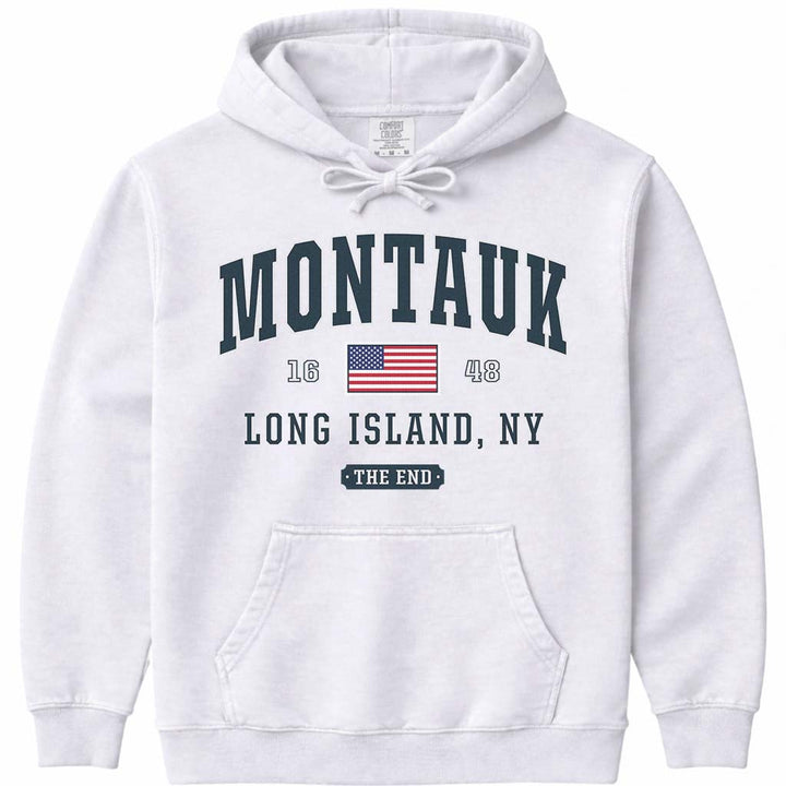 Montauk The End Hoodie - White