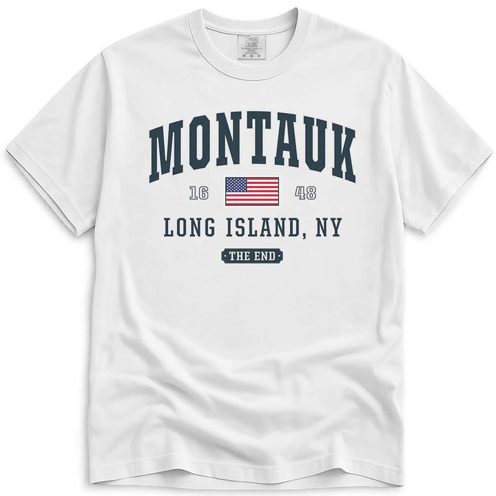 Montauk The End T Shirt - White