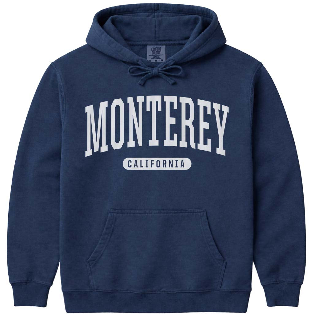 Monterey California Hoodie Sweatshirt - Navy