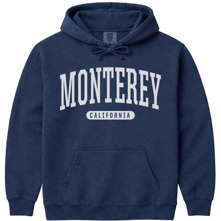 Monterey California Hoodie Sweatshirt - Navy