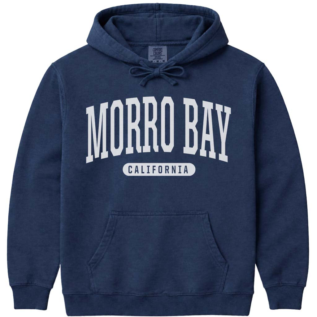 Morro Bay California Hoodie Sweatshirt - Navy
