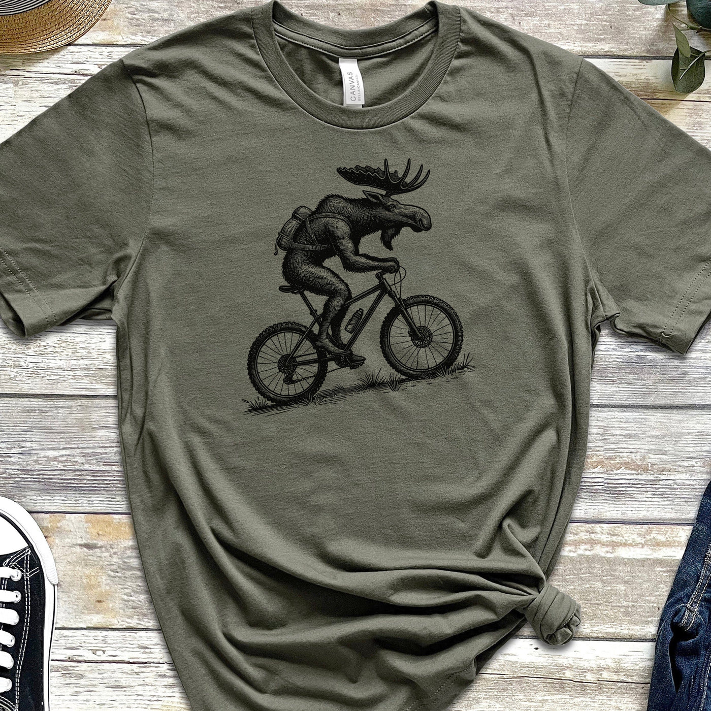 Mountain Bike Moose T-Shirt