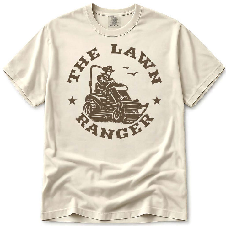 Mowing Dad The Lawn Ranger Tee - Ivory