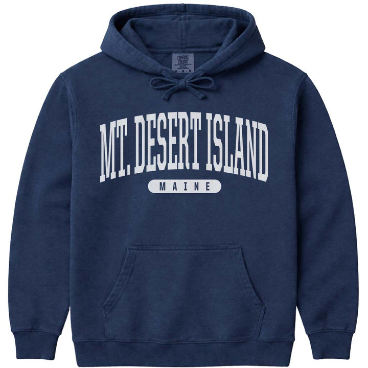 Mt Desert Island Maine Varsity Sweatshirt - Navy